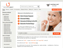 Tablet Screenshot of nicotinedirect.com